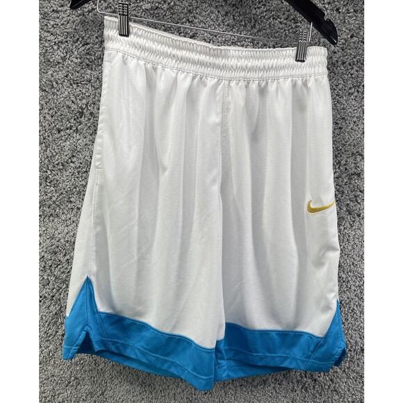 Athletic Men's Nike Dri FIT Icon mesh Basketball Shorts blue/white Large - Picture 1 of 10